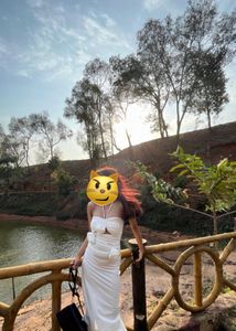 White Floral Bodycon Dress