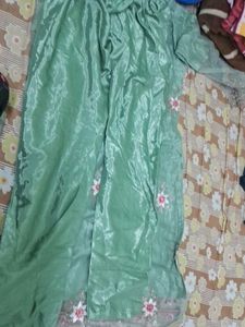 Elegant Green Embroidered Kurta Set