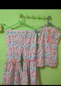 Floral Print 3 Piece