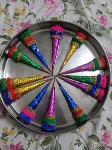 mehendi decorative cones for wedding