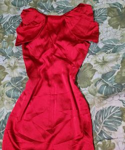 Vero Moda Party Wear Red Dress