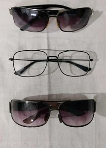 🔥 Set of 3 Premium Sunglasses + Clear Specs |