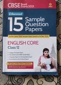 Sample Question Paper English