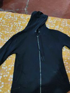 Black Zip-Up Hoodie