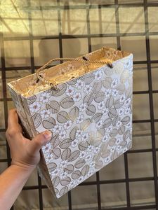 Floral Wedding Box With Thread Handles