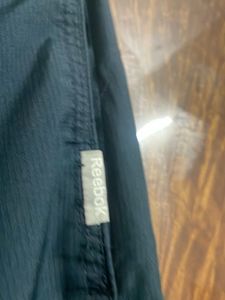 Reebok Black Cropped Wide Leg 3/4 Pants