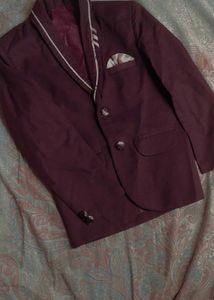 Burgundy Suit Set