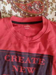 Red &#39;Create New Stories&#39; Sweatshirt
