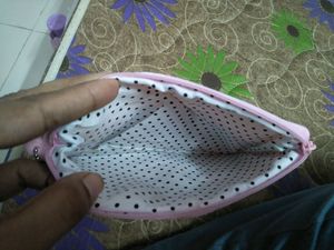 cute baby pink pauch