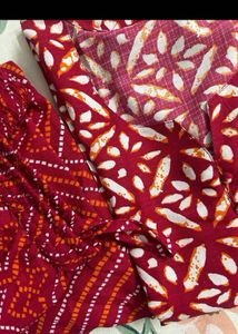 Red Printed Kurti Sets ❤️