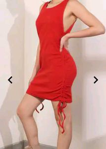 Red Bodycon Mini Dress