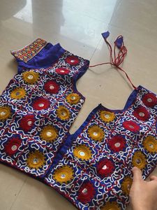 Vintage Embroidered Indian Dress Set