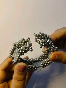 Aesthetic Silver Bracelet 🌊✨