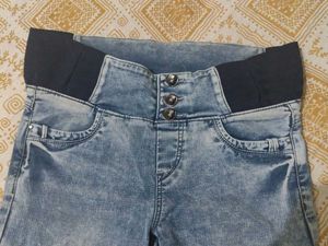 Distressed Denim Pant