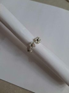 Pearl &amp; Silver Rings(any 2)