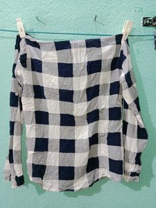 Black White Shirt for Girls