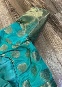 BORDER SAREE With Stiched Blouse