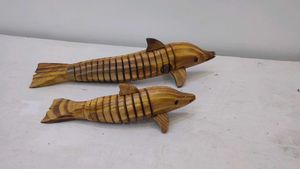 Wooden Fish Set