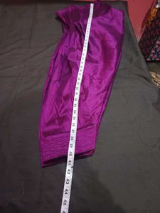 Purple Party Wear Embroidered Kurta Set