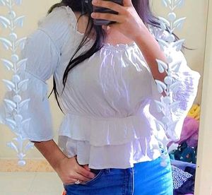 Korean White Top (forever 21)