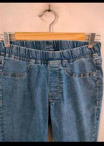 Denim Blue High Rise Jeggings