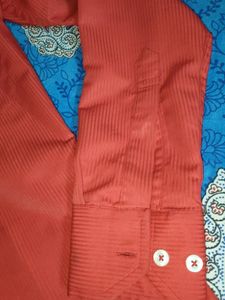 Red Premium Cotton T Shirt Length 27