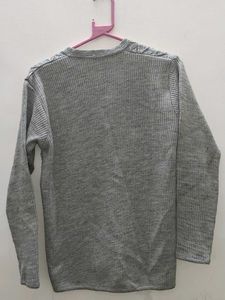 Heavy Winter Grey Woman Cardigan