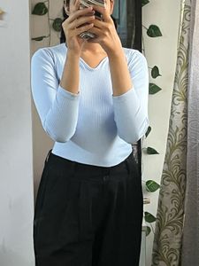 Bright Blue Top