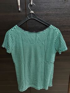 Striped Green Tee