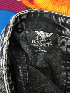 Acid Wash Cargo Jeans