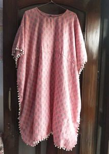Pink Floral Kaftan