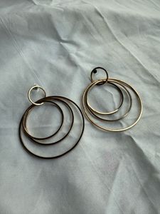 Imported golden western earrings
