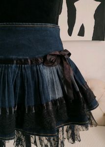 Y2k Denim Mini Skirt