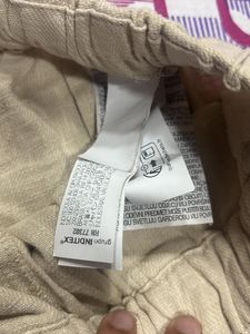 beigh linen pants Zara