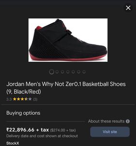 Nike Air Jordan Why Not Zero.1