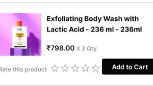 Exfoliating Body Wash with Lactic Acid - 236