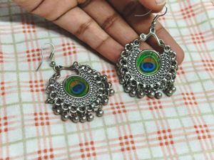 Oxidised silver Earrings