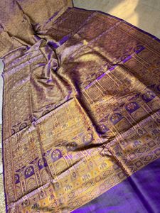 100% Pure Silk Rare Kinkhwab Banarasi