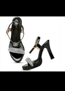 Sparkly Black Heels