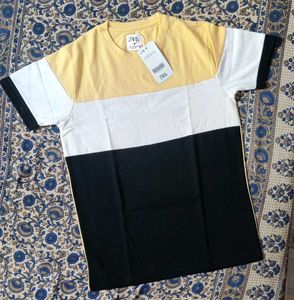 Zara Yellow T-Shirt (Available In 3 Colour)