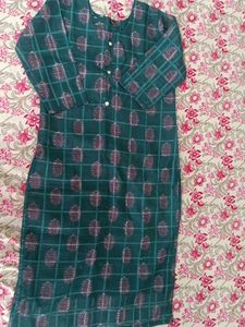 L Size Green Kurthi