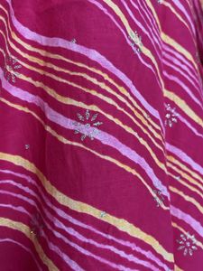 Pink Striped Kurta