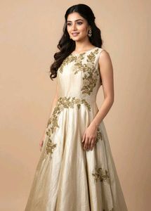 Elegant Ethnic Embroidery Gown