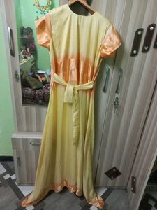 Elegant Yellow Maxi Dress