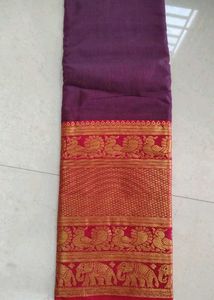 Elegant Maroon Narayanaper Saree