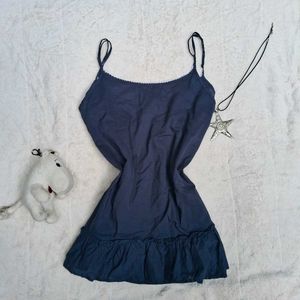 Cute aesthethic  Navy Blue Cami Top