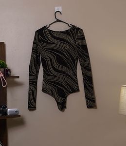 Sparkly Black Bodysuit
