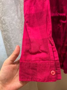 Pink Shirt Dress