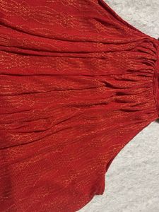 Red Cute Crop Top