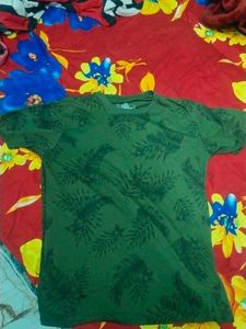 Green Printed T-Shirt